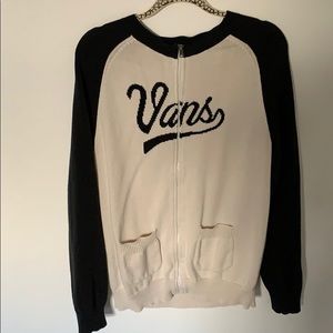 Vans zip up sweater